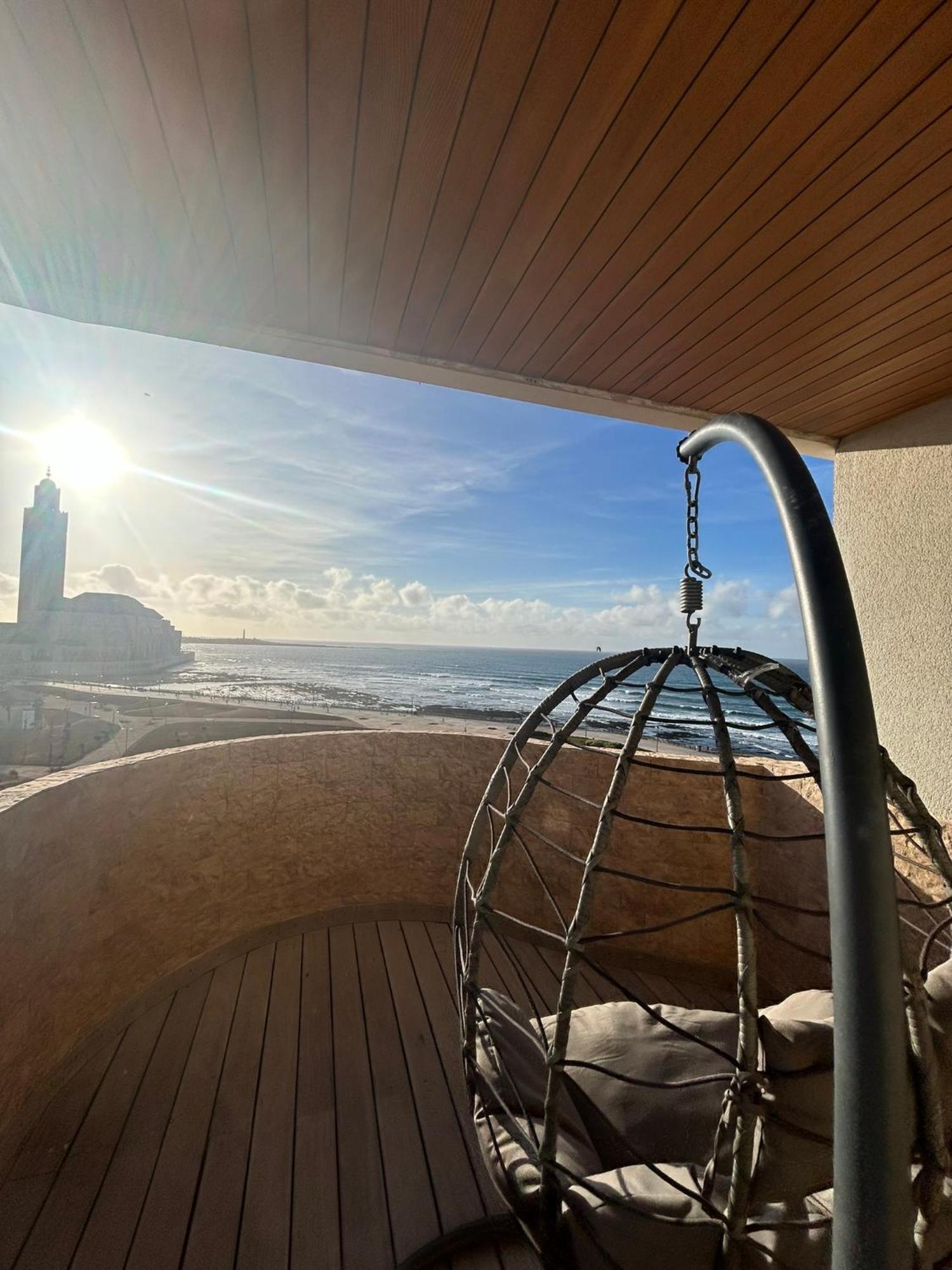 Marina Casa Del Mar - Amazing Sea & Mosque Views Lejlighed Casablanca Eksteriør billede